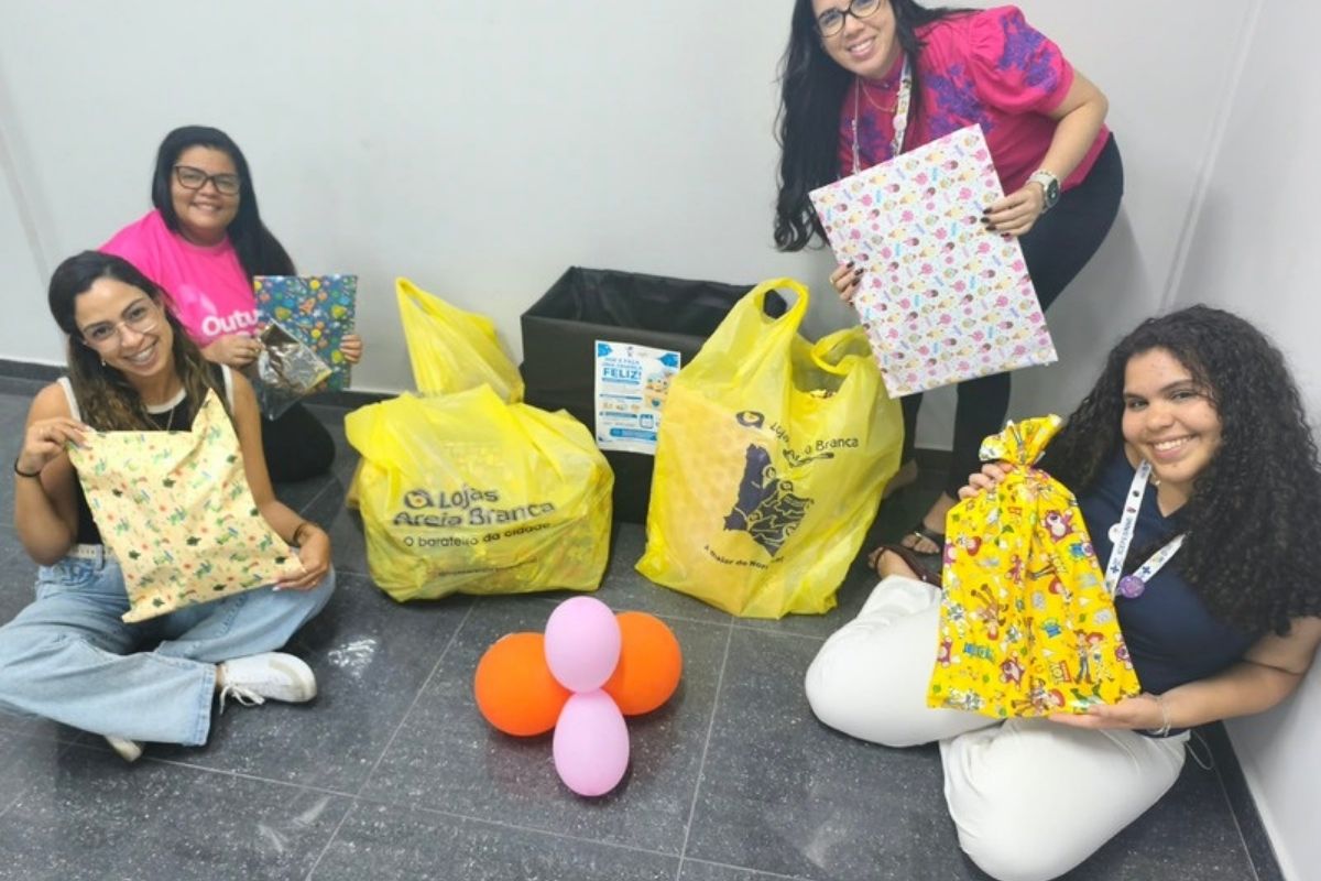 Colaboradores do ICEPES/NNE – Filial Pernambuco promovem ação solidária em comemoração ao Dia das Crianças